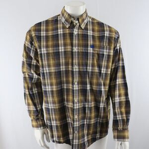 Cinch Western Cowboy Button Up Shirt Mens‎ Small Cotton